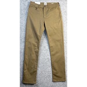 Flint and Tinder Pants Men 33x34 Straight Fit Khaki Stretch Chino Casual NWT